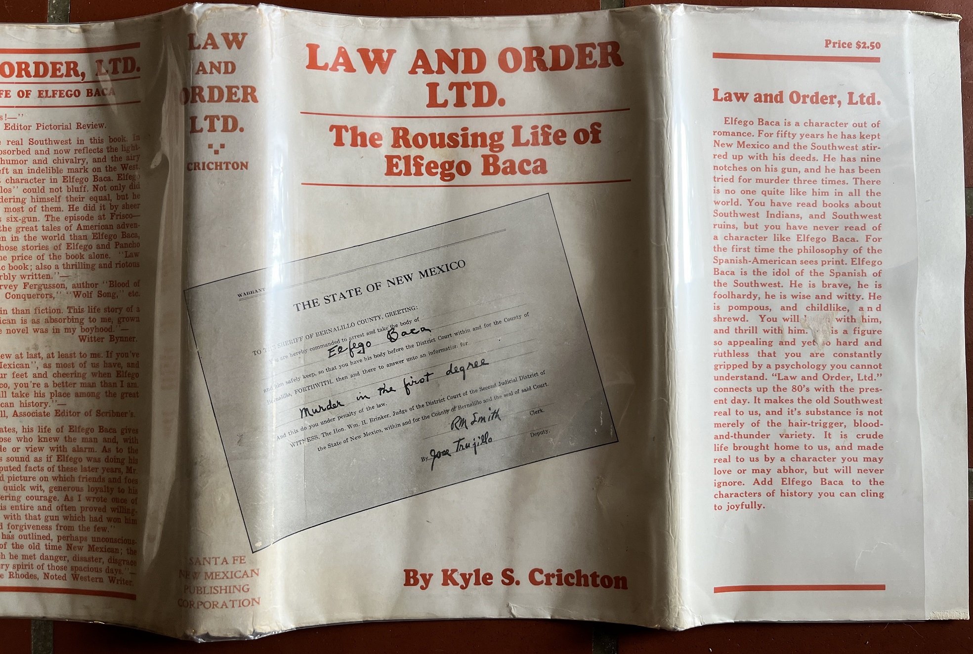 Law and Order, Ltd.: The Rousing Life of Elfego Baca of New Mexico